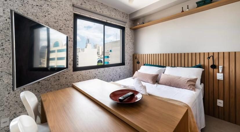 Foto 6 de Apartamento Moderno e Mobiliado na Bela Vista | 26 m² | Pronto para Mora