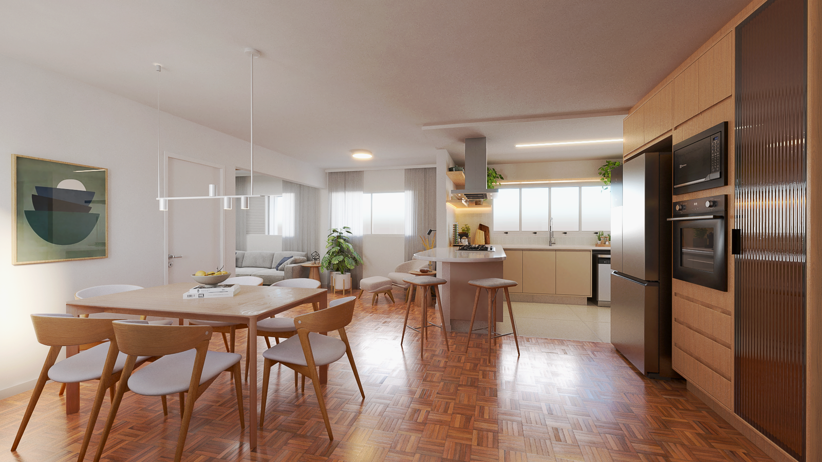 Apartamento no Jardim América | 108m² | 2 Dorms e Suíte